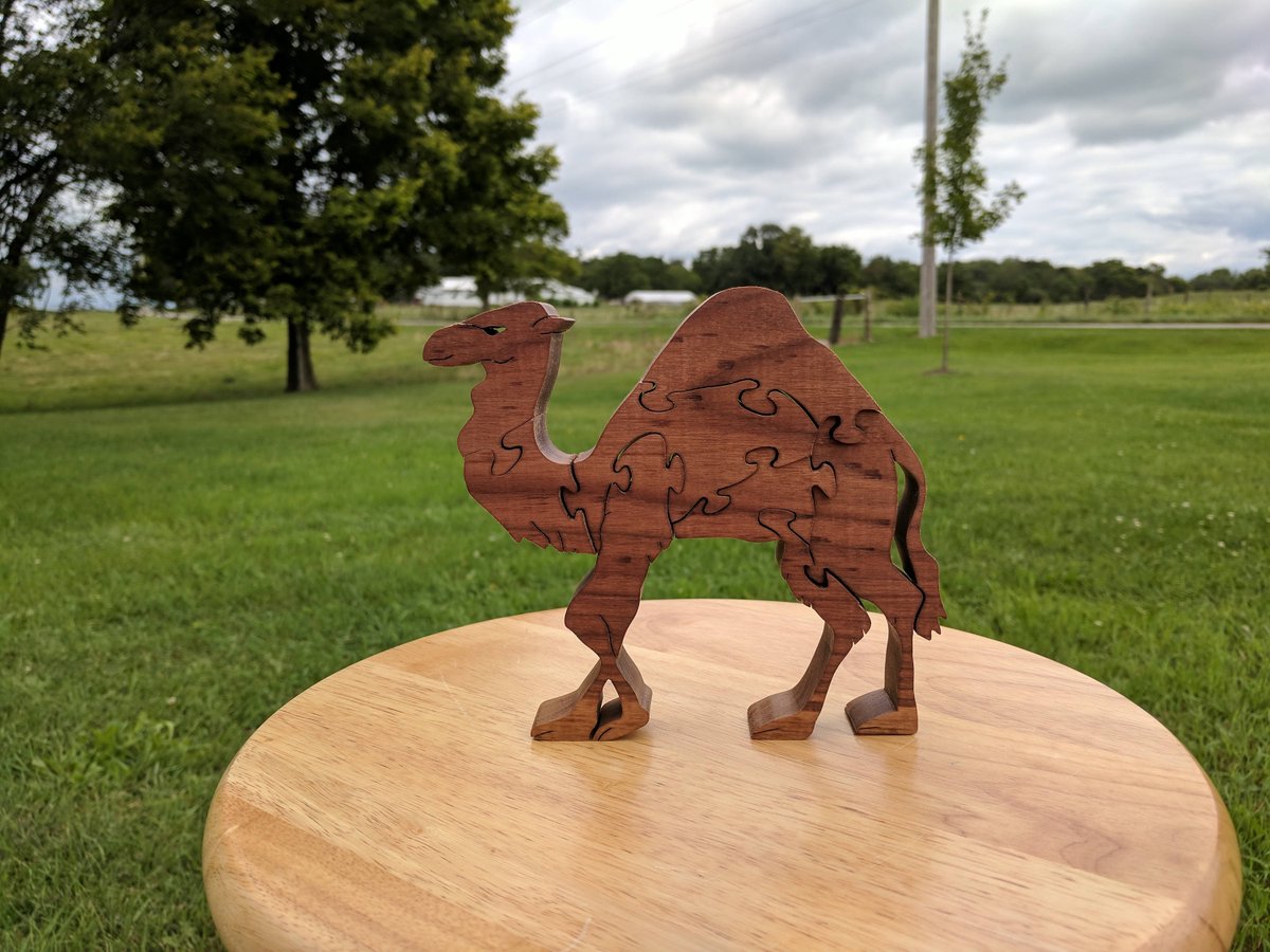 teaberry2011's tweet photo. unique wooden camel puzzle https://t.co/lz1TZU6Nu0 #Etsy #Teaberrywoodproducts #NativityCamel https://t.co/tUrlViw5sO