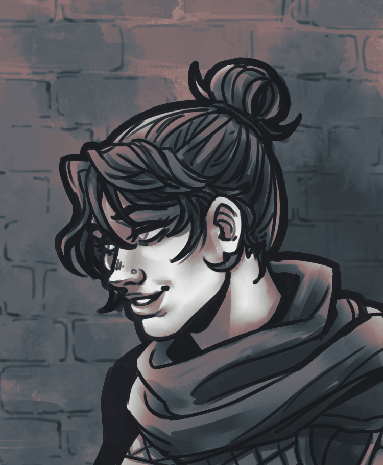 「i got to draw more canon smiling wraith 」| rhonnie 🔜 goldnova !!のイラスト