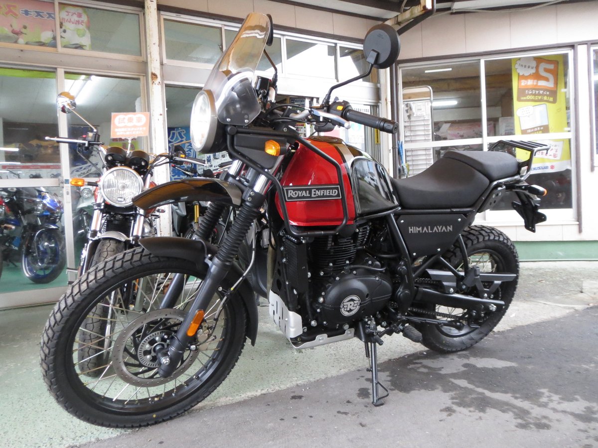 motofield's tweet photo. #ロイヤルエンフィールド　＃ﾋﾏﾗﾔ　＃ﾋﾏﾗﾔﾝじゃないよ　#411CC　入荷しました(^^)/ https://t.co/OvqqPJe5F4