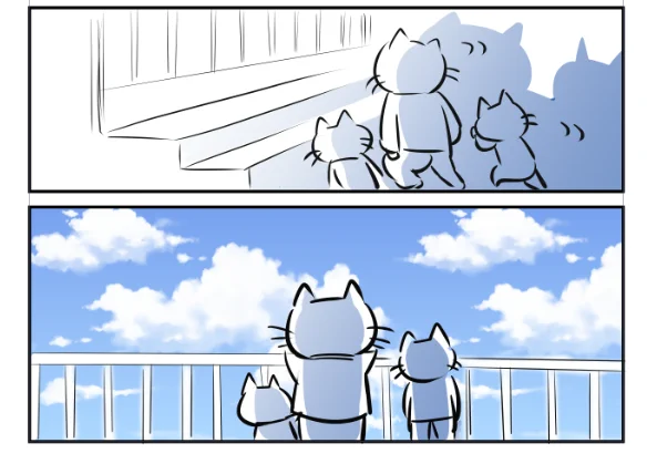 こちらはやっと晴れ間が…☀️ 嬉しくて朝から三回洗濯機回す。シーツやら掛け布団やら今日がチャンス! 