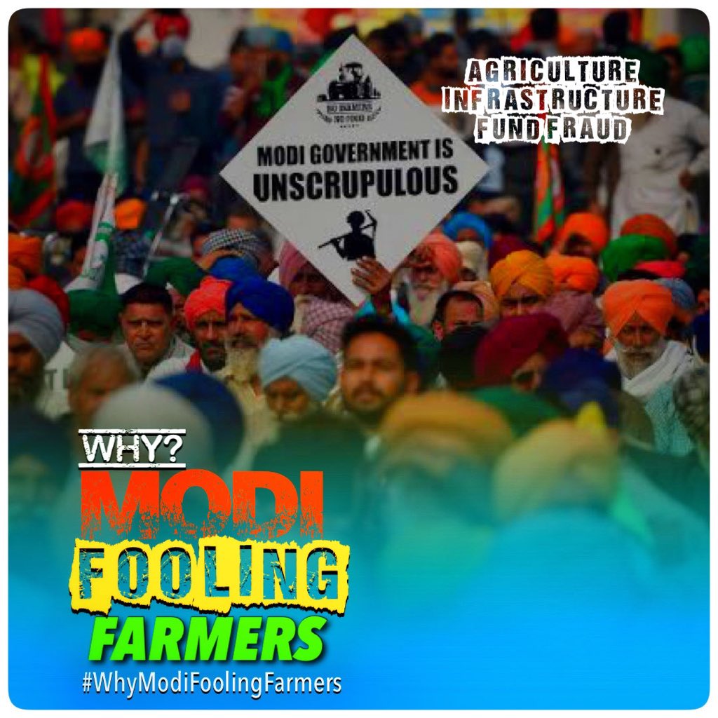 punjabisath1's tweet photo. #WhyModiFoolingFarmers
Because a fool can give foolness only https://t.co/LMmmBCO27i
