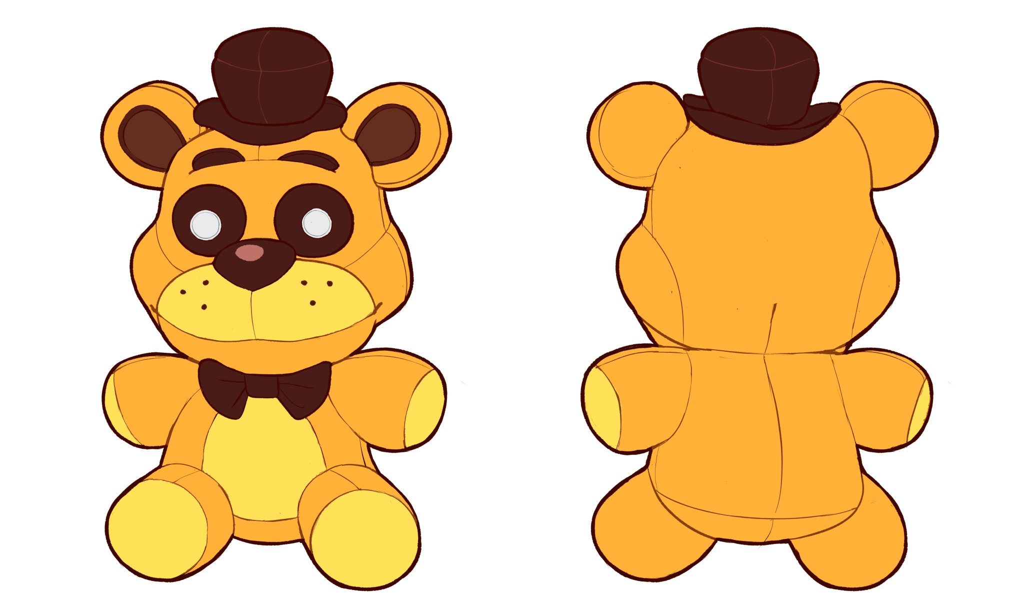 Golden fredbear plush sale