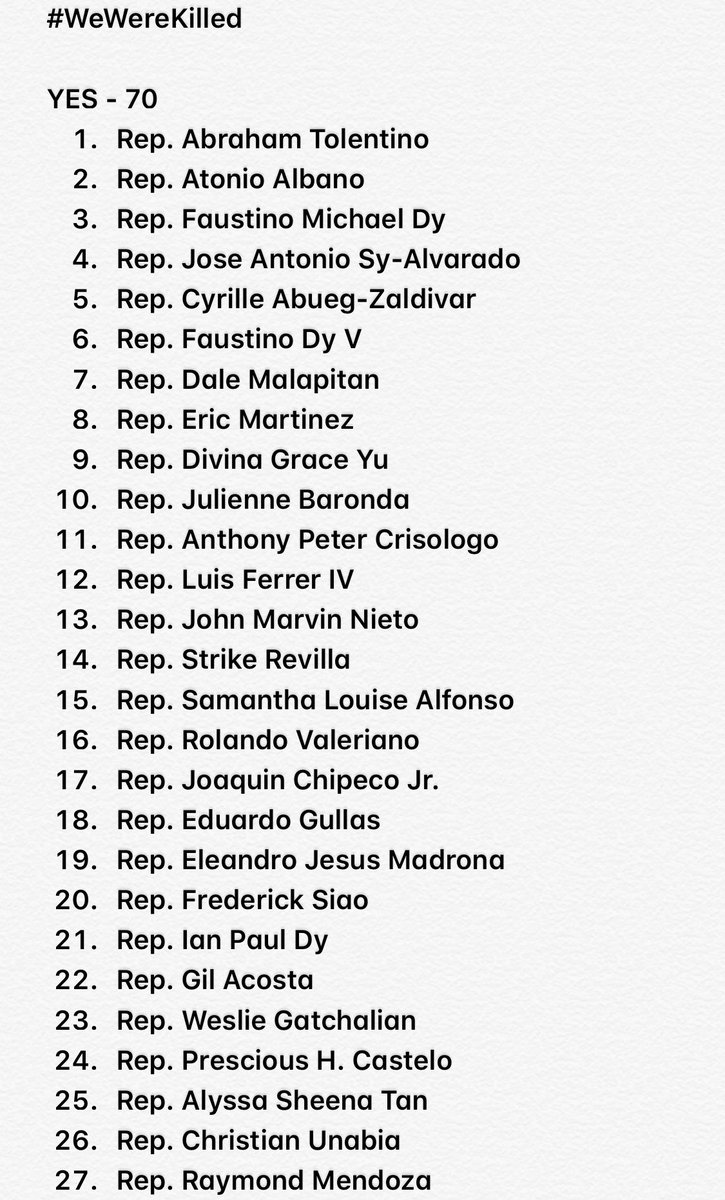 privatekahel's tweet photo. Remember the names.

#IbalikAngABSCBN
#KapamilyaVote2022 https://t.co/sD3VkVFzPH