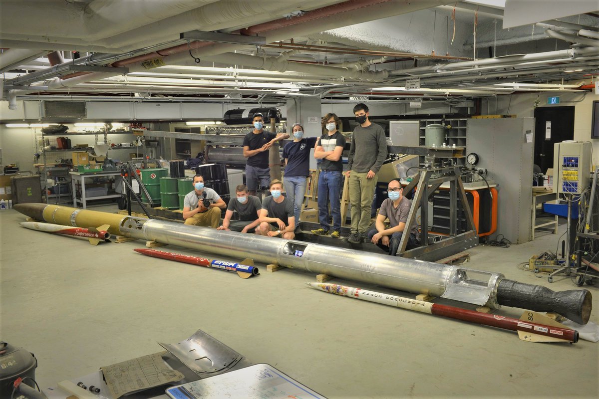 KerbalSpaceP's tweet image. Space Concordia Rocketry Division is on a quest to build and launch a liquid-fuel rocket capable of reaching the Karman Line by Dec 2021. At 35kN thrust, their rocket engine is the most powerful rocket engine ever built by students!

More info/support bit.ly/3APpkQ0