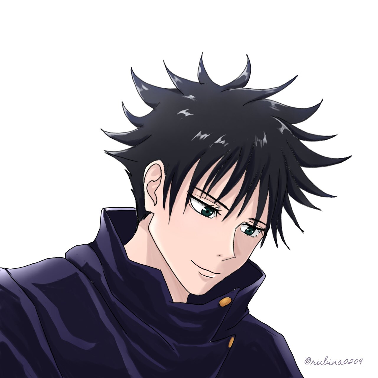 Emi Kisaragi アニメ塗り 何が難しいって黒髪の艶ですよ 艶の絶妙な色と太さと量 一歩間違えるとただの不自然なムラ 今日は期待が裏切られた日 でも諦めない デジタルイラスト アニメ塗り 伏黒恵 T Co Oprdsstm9l Twitter
