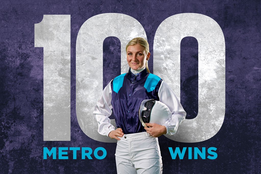 RacingVictoria's tweet photo. Congratulations to @jamieleekah07 on her record-breaking achievement riding her 100th Victorian metropolitan winner of the season aboard Deep Speed at Caulfield!

#Kah100 https://t.co/PyVgn3mfD2