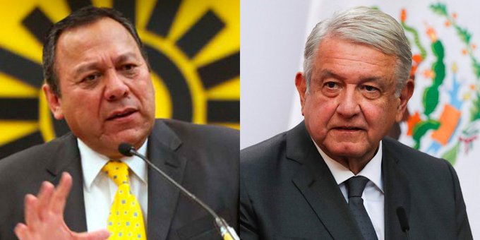 politicomx's tweet photo. El PRD presentó una queja ante el INE contra AMLO, su hermano Martín López Obrador, David León Romero y Morena; los señala por presuntos "actos de corrupción relacionados con financiamiento privado ilícito a favor” del partido. https://t.co/OvSfpK4EJk https://t.co/nQmVfXP2b9
