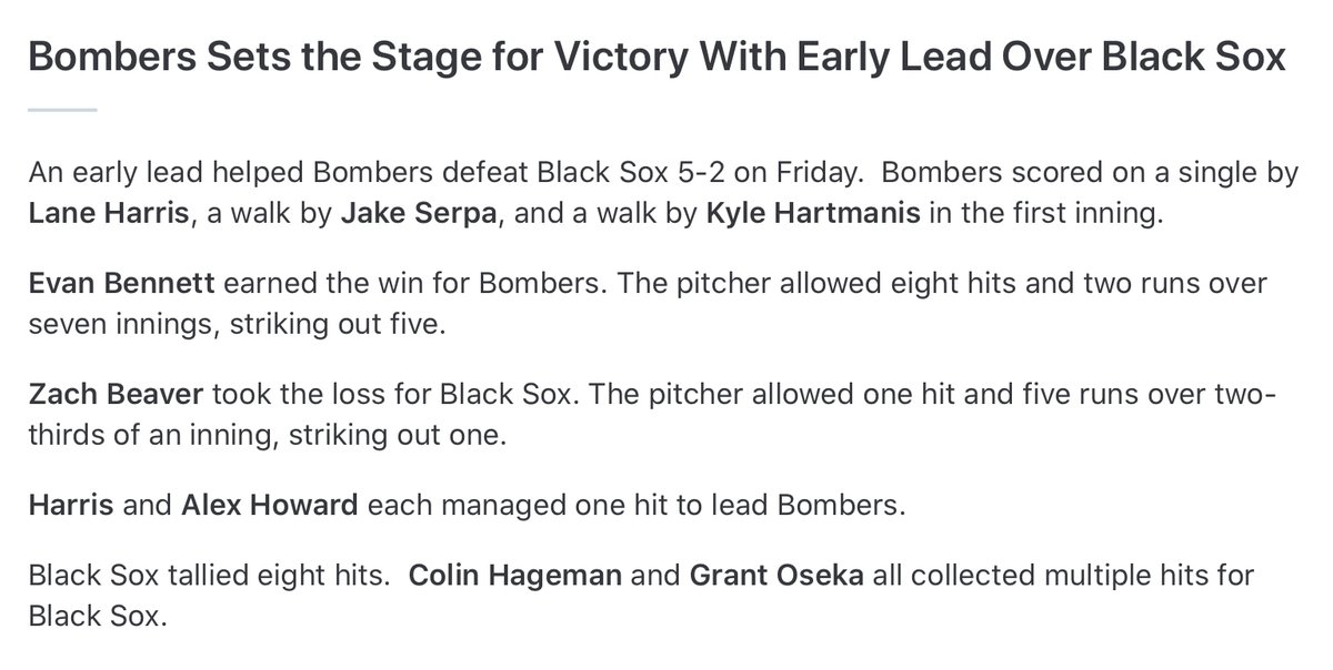 Corn Belt League tweet media