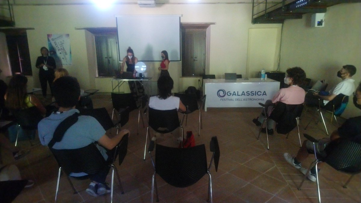 Finalmente torniamo a svolgere attività in presenza a #galassica con #PIAR. Grazie <a href="/INAF_IAPS/">INAF_IAPS</a> <a href="/edu_inaf/">Edu INAF</a>