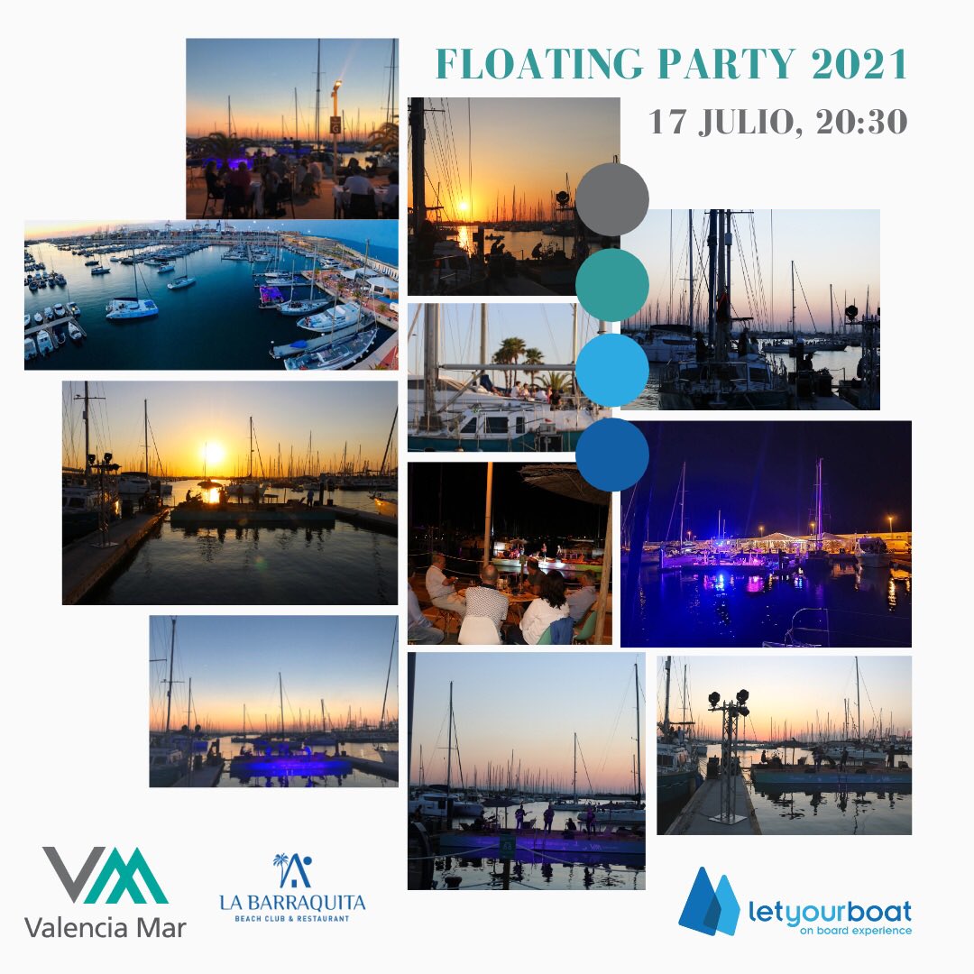 En Valencia Mar, el 17 de julio, volvemos a celebrar la Floating Party!!! 👏🏻👏🏻

Tendremos concierto desde nuestra “playita”!!

#valenciamar #livemusic #concierto #Eventos #planazo #labarraquita #letyourboat
