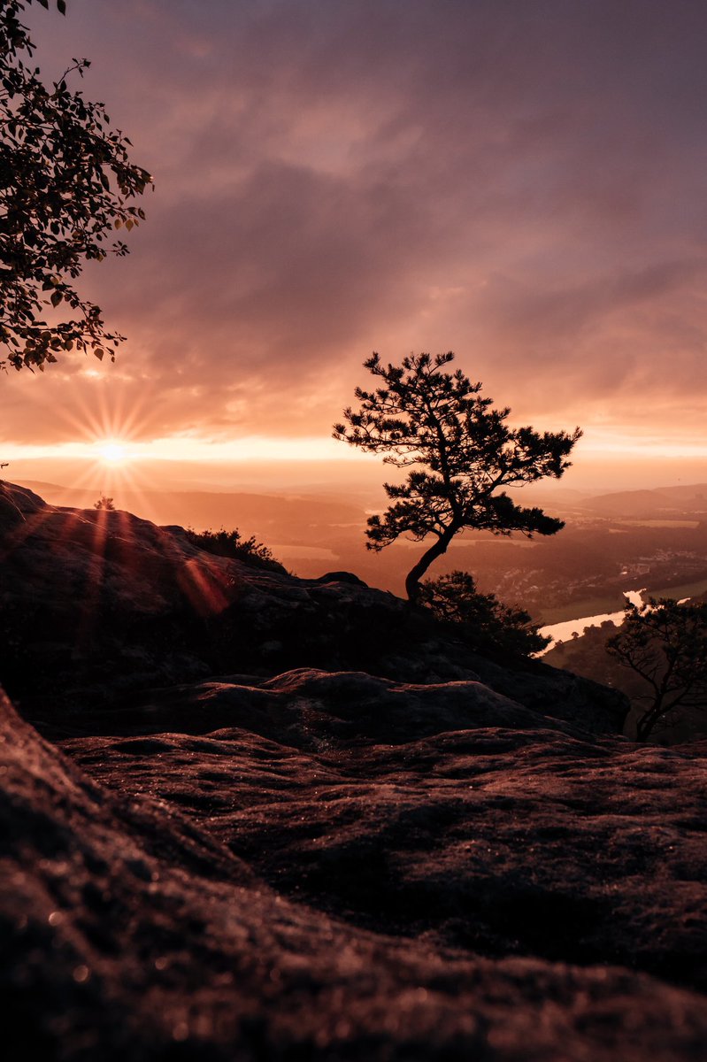 This morning at the Lilienstein. It was a great #sunrise. Who was still photographing today?