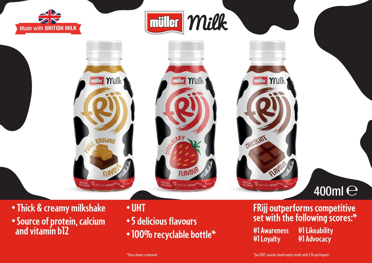 SugroUK's tweet photo. The Muller One Week Special deal and Incentive is running until 11th July. The first 3 Members to place the orders on the FRijj milkshakes range will each win £100 Love2Shop vouchers. 

Don’t Miss Out! Stock up now!

@FRijj 

#Frijj #milkshakes #wholesale #socialmediamarketing https://t.co/JMob6ZWPNf