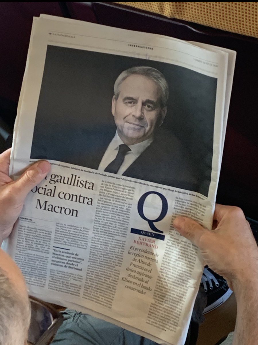 LegrouxVincent's tweet photo. "C'est l'antithèse de Macron, qui incarne l'élitisme parisien", assurent-ils @LaVanguardia des environs de @xavierbertrand . « Il représente la France rurale, des territoires, le sentiment de proximité, insiste une source proche. Eusébio Val
👉https://t.co/NKCDgmYLZR… https://t.co/UmWnKAylL3