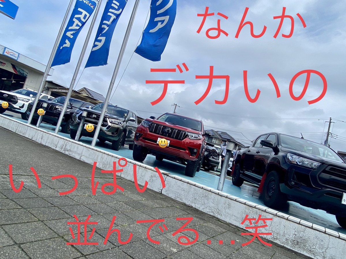 NetzSuruga's tweet photo. デカいの見れます。
レアな色もあります。
あと、秘密ですけどいつもと違う試乗車も来てます…🙊💕 https://t.co/4F4ZNENV7f