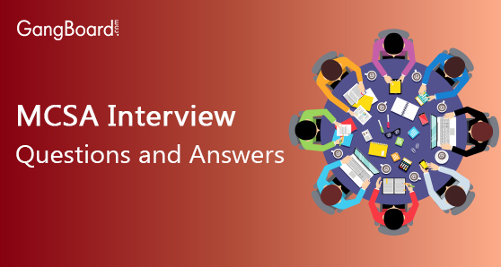 In case you’re searching for #MCSA #Interview #Questions and #Answers for Experienced or Freshers, you are at the correct place. #Microsoft Certified Solution Associate is the certification program that provides the certification.

Learn Now: gangboard.com/blog/mcsa-inte…