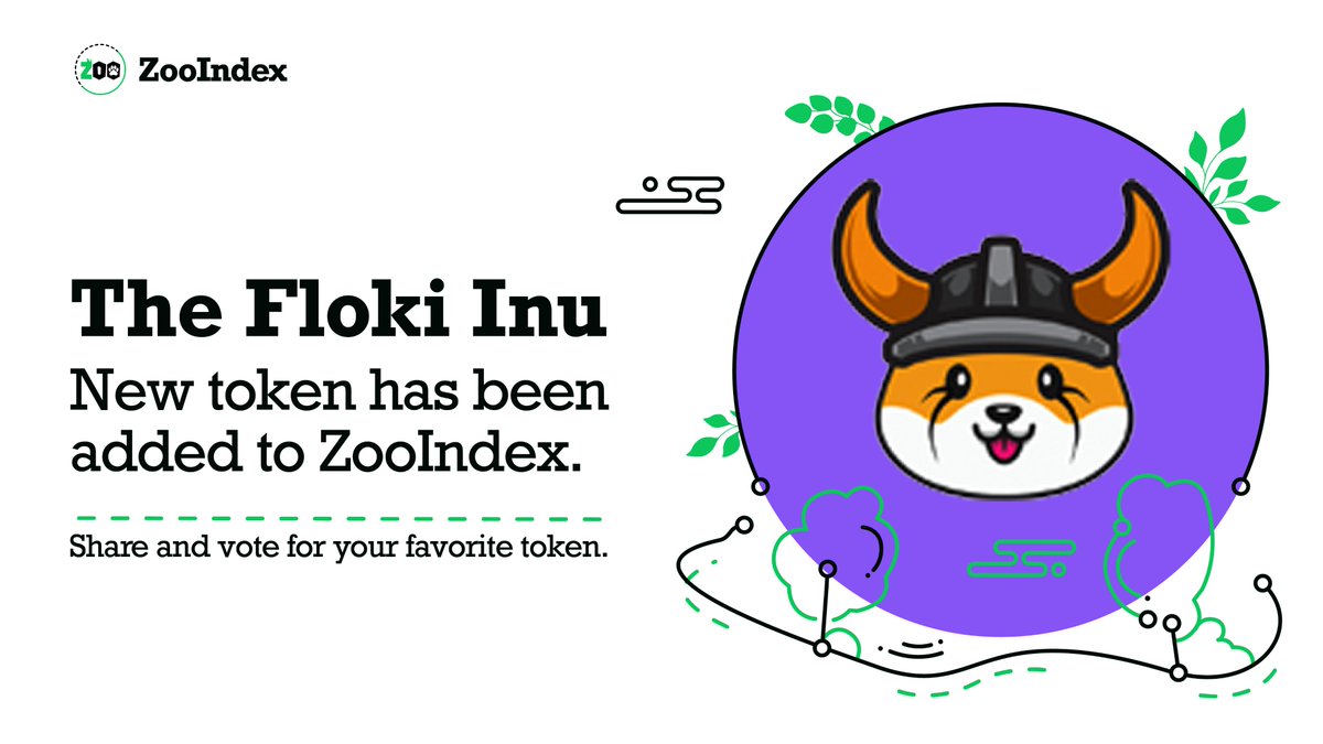📌 FLOKI has been added to ZooIndex 📌

zootoken.io/zooindex/0x2de…

<a href="/RealFlokiInu/">Floki</a> $FLOKI