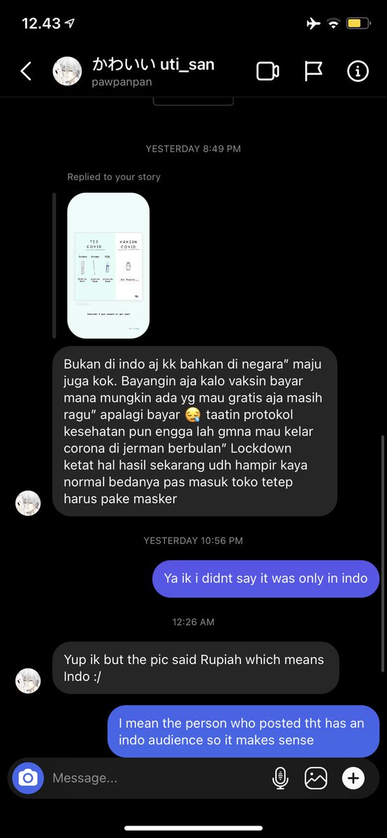fathersaes's tweet photo. pls remind me not to accept my dm requests next time…. why did she start speaking in german.. 🧍🏽‍♀️ https://t.co/u700hM0mBY