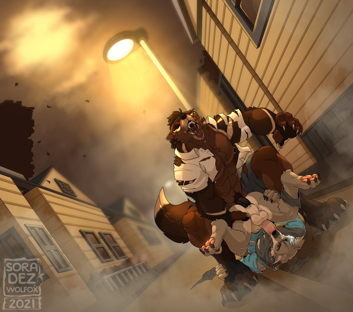 Hey there! I'm here with the first commission done! It was relly fun to work on this piece, I liked the mood on the picture~
I hope you guys like it!!
Commission for; <a href="/JaytheWuffy/">Chaotic Spooky (Jay)</a>
