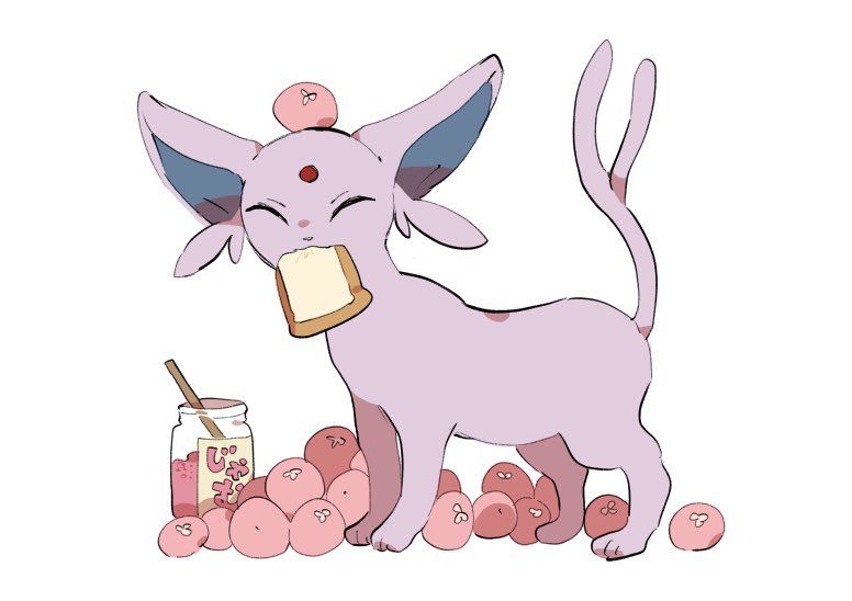 Yyy ポケモンイラスト ジャムを塗ってほしいエーフィ Yyy ポケモンイラスト ジャムを塗ってほしいエーフィ