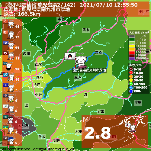 全地震速報 Earthquake All Twitter