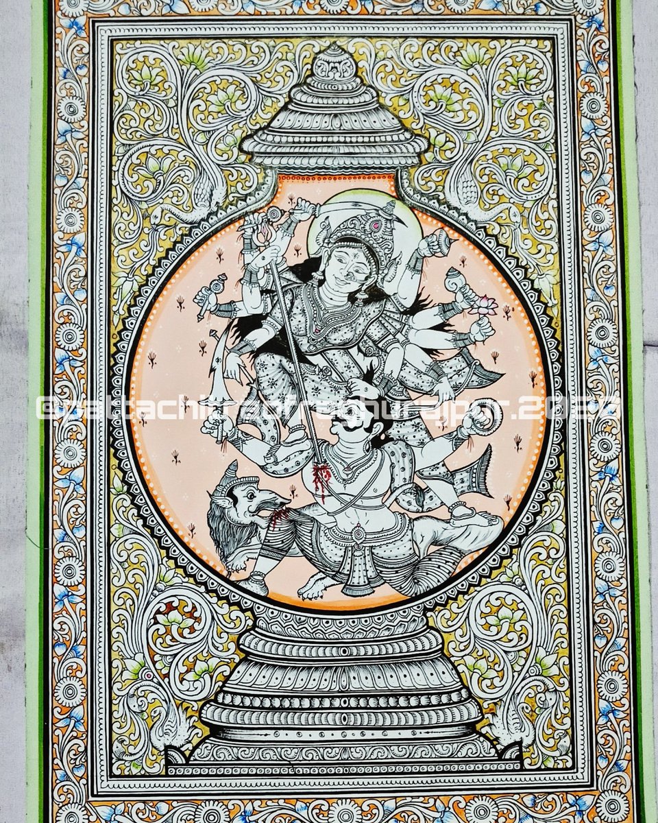 ISachikant's tweet image. Beautiful and authentic pattachitra paintings on handmade canvas with natural Stone colors.
Heritage Village Raghurajpur 🏵️
DM for ORDERS 📩
7873413607
#painting #exploring #exploringart #exploringmyart #pattachitra #handmade #canvasart #raghurajpur #paintingsoncanvas #artists