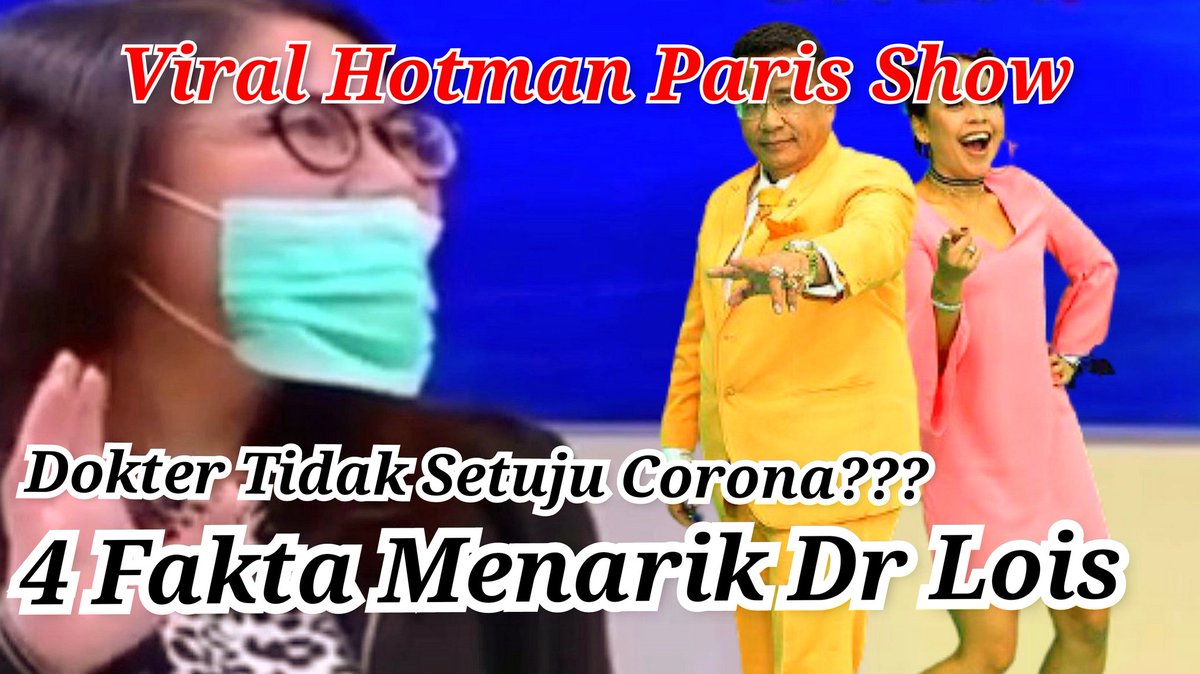 BroDave13's tweet photo. https://t.co/2GzgxnsLiD

dr Lois Seorang dokter ya tidak percaya Corona 

#drlois #hotmanparisshow #COVID19
#covidnsw #COVID19nsw #CovidIsNotOver https://t.co/LuD8cYktGK