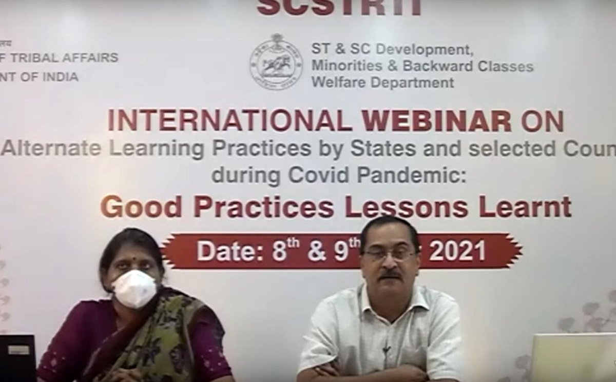 ST & SC Dev., M & BCW Dept, Govt. of Odisha, India (@stscdev) on Twitter photo Director SCSTRI chaired ‘Innovation & Use of Technology for Reaching the Last Mile’ Smt Lalita Patnaik Edn Spl UNICEF co-chaired shared experiences of Pratham & Alt learning adopted by Bihar
<a href="/CMO_Odisha/">CMO Odisha</a> <a href="/TribalAffairsIn/">Ministry of Tribal Affairs, Govt. of India</a> <a href="/SecyChief/">ChiefSecyOdisha</a> <a href="/IPR_Odisha/">I & PR Department, Odisha</a> <a href="/MoSarkar5T/">MoSarkar 5T</a> <a href="/saraka_fan/">Jagannath Saraka</a> <a href="/UNICEFIndia/">UNICEF India</a> Director SCSTRI chaired ‘Innovation & Use of Technology for Reaching the Last Mile’ Smt Lalita Patnaik Edn Spl UNICEF co-chaired shared experiences of Pratham & Alt learning adopted by Bihar
<a href="/CMO_Odisha/">CMO Odisha</a> <a href="/TribalAffairsIn/">Ministry of Tribal Affairs, Govt. of India</a> <a href="/SecyChief/">ChiefSecyOdisha</a> <a href="/IPR_Odisha/">I & PR Department, Odisha</a> <a href="/MoSarkar5T/">MoSarkar 5T</a> <a href="/saraka_fan/">Jagannath Saraka</a> <a href="/UNICEFIndia/">UNICEF India</a>