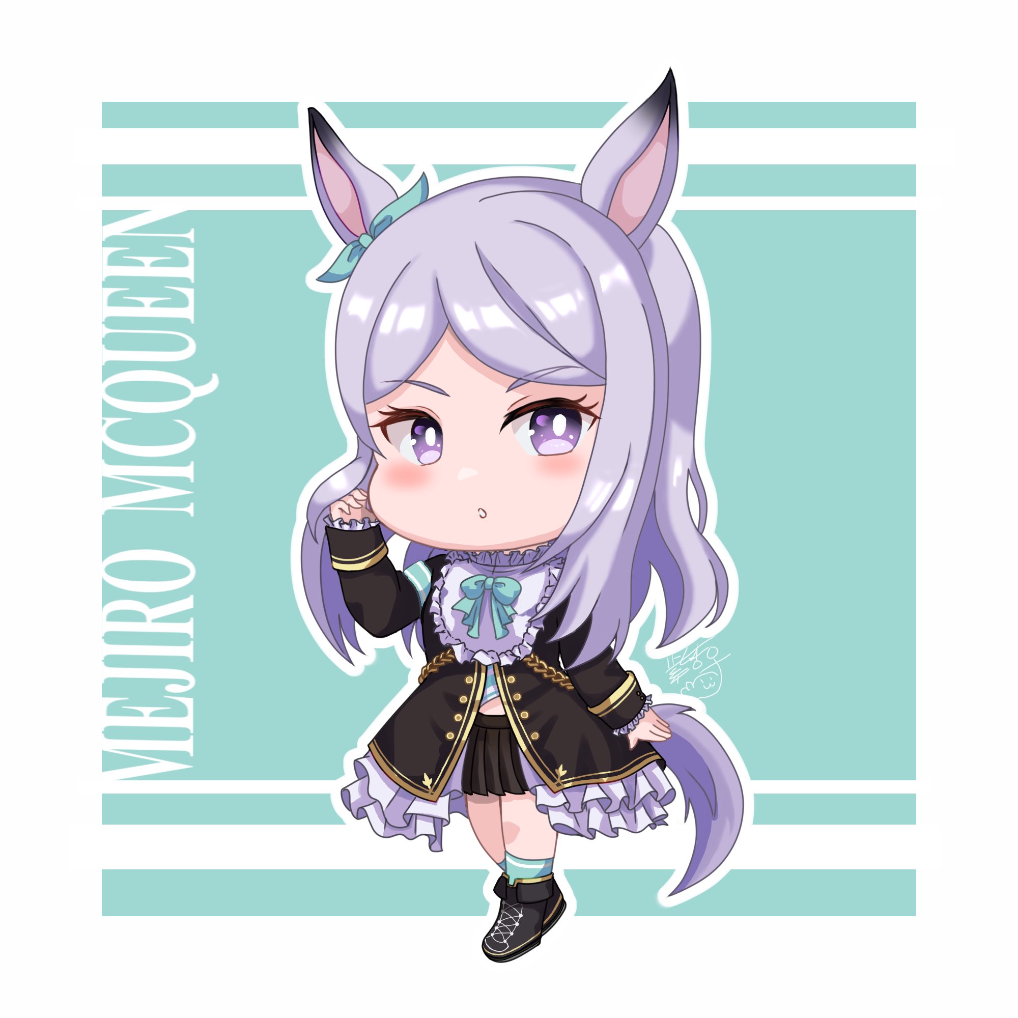 紫杏 2月着手の絵のお仕事募集中 先日アップしたメジロマックイーン 英語の綴りと腕章忘れしてたので上げ直し 3 ごめんねマックイーン ཀ ウマ娘 メジロマックイーン T Co Qntama0nec Twitter