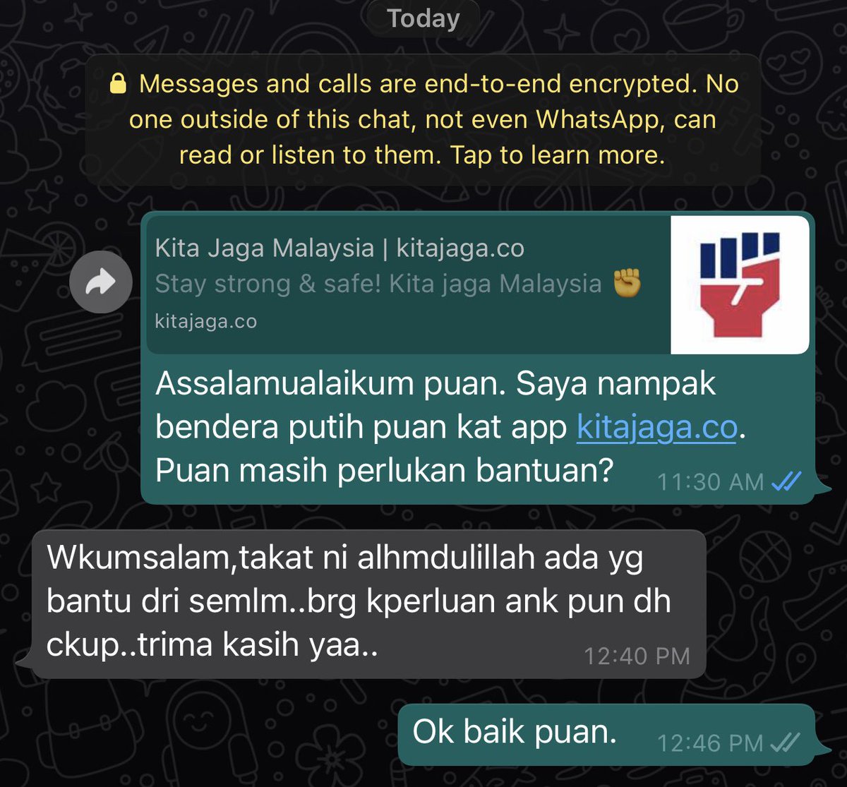Orang yang betul2 susah, mereka biasanya tidak meminta lebih dari apa yang mereka perlukan.