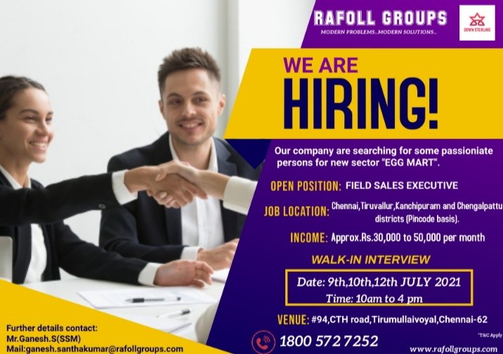 RafollGroups's tweet photo. We are hiring!!! https://t.co/bBDKLL3VBq