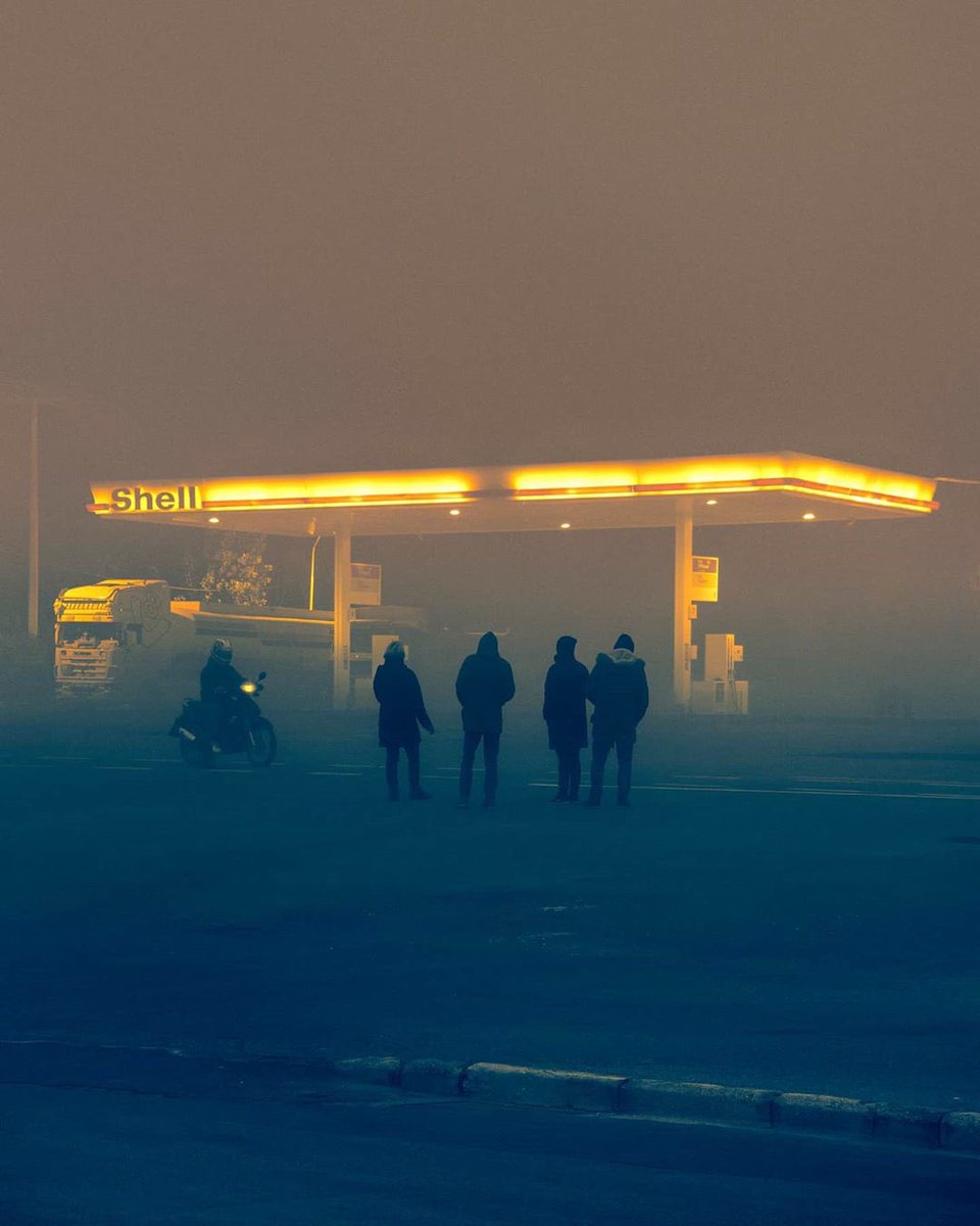 A night at the Gas Station ~ © George Natsioulis