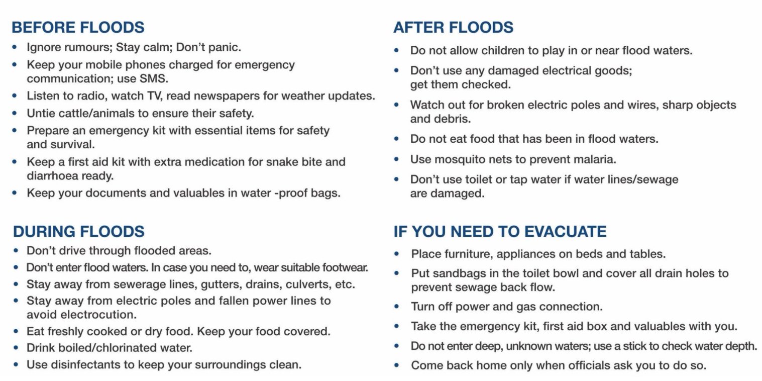Tn Sdma Ndma Urbanflood Do You Know About The Do S And Don Ts Follow To Staysafe From Urban Floods T Co K2prvqhduo Twitter