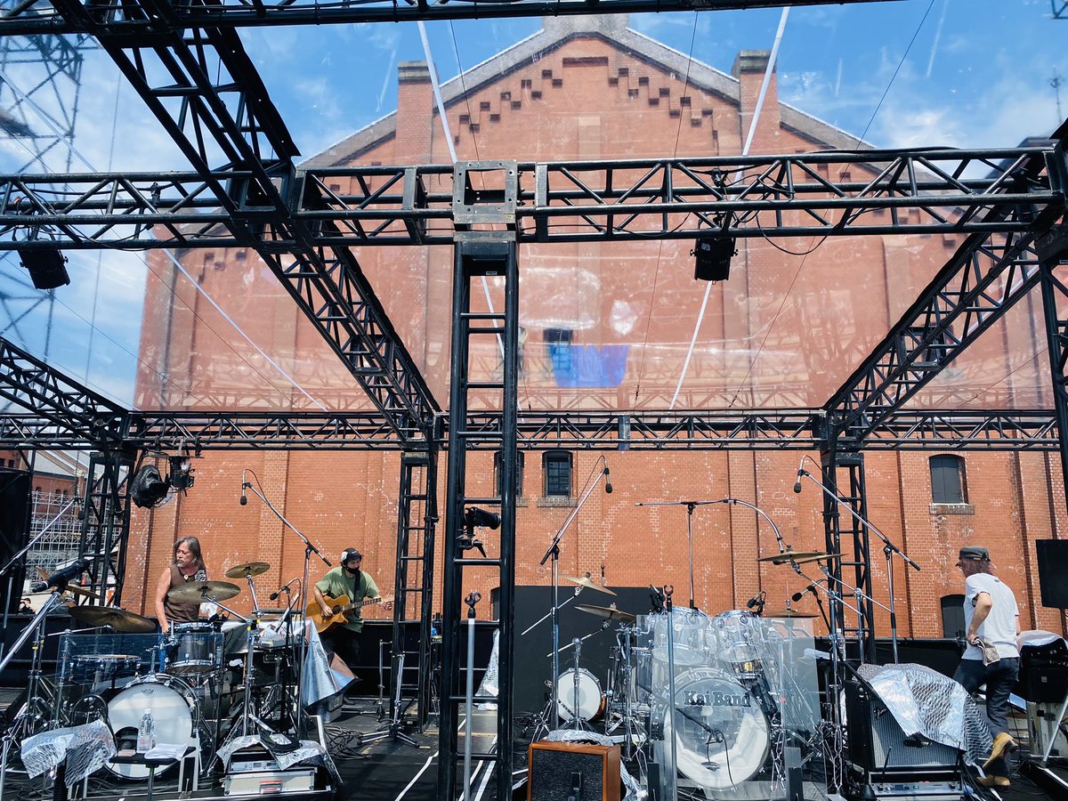 甲斐バンド 100万＄ナイト横浜赤レンガ倉庫 晴れました‼️ wowowで生