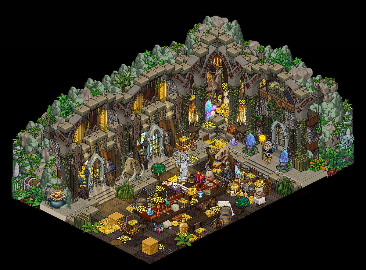 Flyoucraft's tweet image. [F] - Jaule des trésors / #Habbo #habbobuild