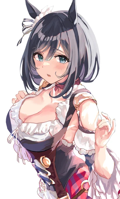 エイシンフラッシュ描いてます・・・ 