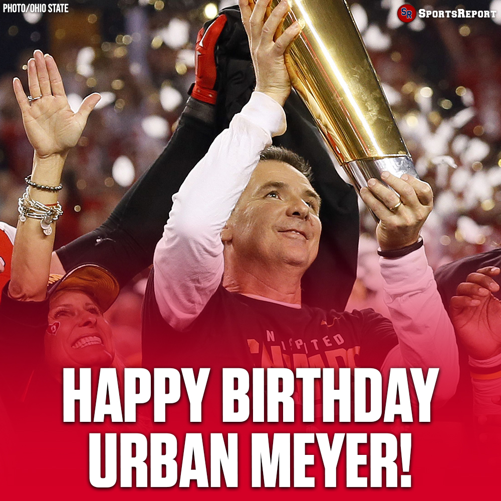  Fans, let\s wish Coaching Legend Urban Meyer a Happy Birthday!! 