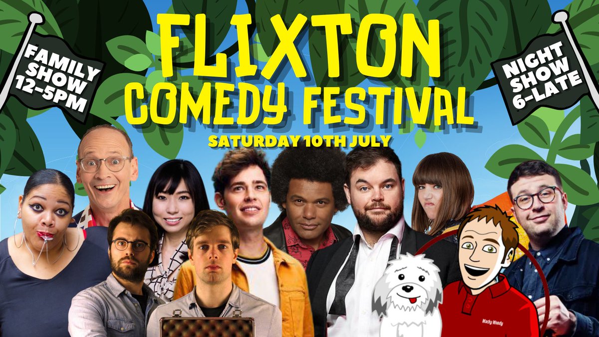 Go on! Give us a RT! Our comedy festival is today at <a href="/FlixtonCricket/">Flixton Cricket Club</a>!

Doors at 12pm for day show and 6pm for evening session. 

Tickets available on gate! 

<a href="/gag_reflex/">Gag Reflex</a> <a href="/promotetrafford/">Promoting Trafford</a> <a href="/LocalTrafford/">Local ( Trafford ) and Beyond</a> <a href="/yoururmston/">𝑌𝑜𝑢𝑟 Urmston</a> <a href="/FlixtonUrmston/">Love where you live</a> 

#flixton #urmstom #comedyfestival #trafford
