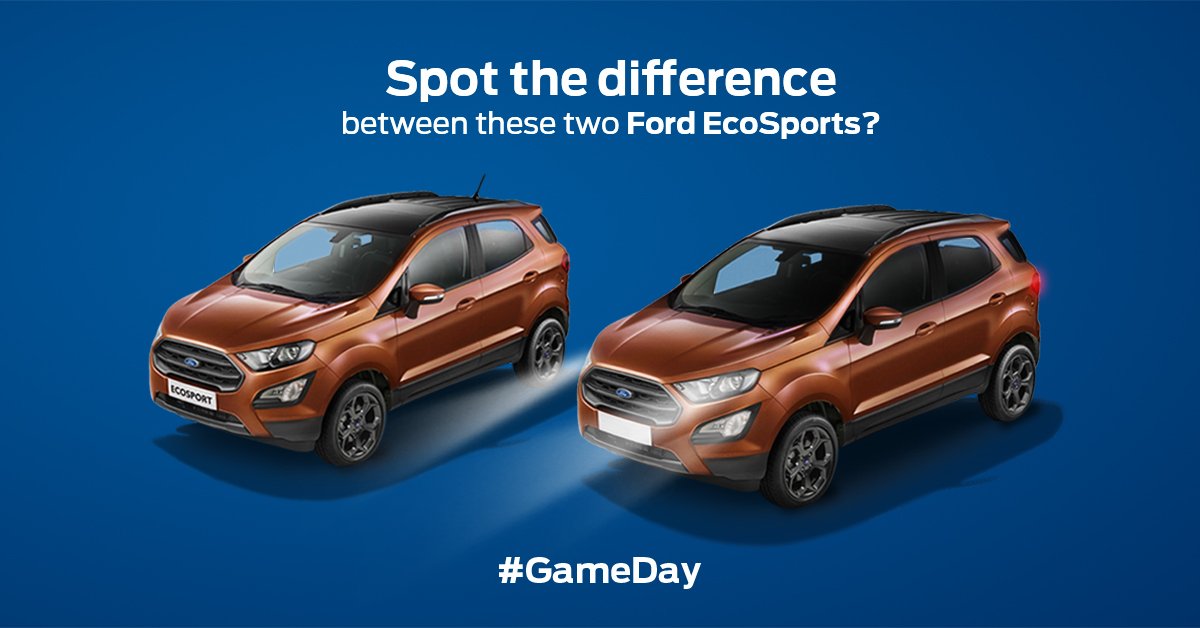 Let s find out how well you know the Ford EcoSport. Drop your answers in the comment section below