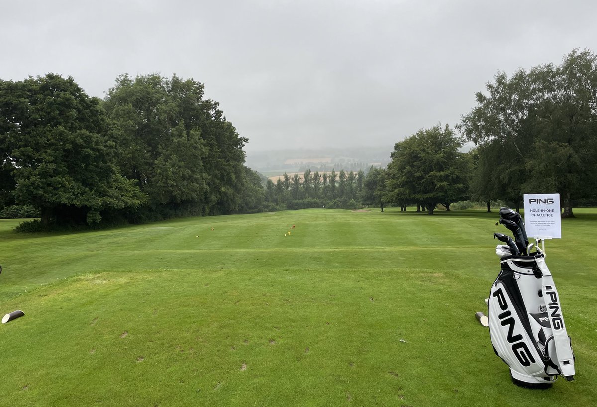 TivertonGC's tweet image. 🟢 Hole in One Challenge 🟢

Make a hole in one on 14 today @AlistairWelsher’s Professional’s Day and win a full set of #CustomFitted @PINGTourEurope clubs 😎 

#TeamTiv #HoleInOne #ProfessionalsDay