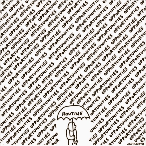 A telling picture.

Is it also the story of your life?