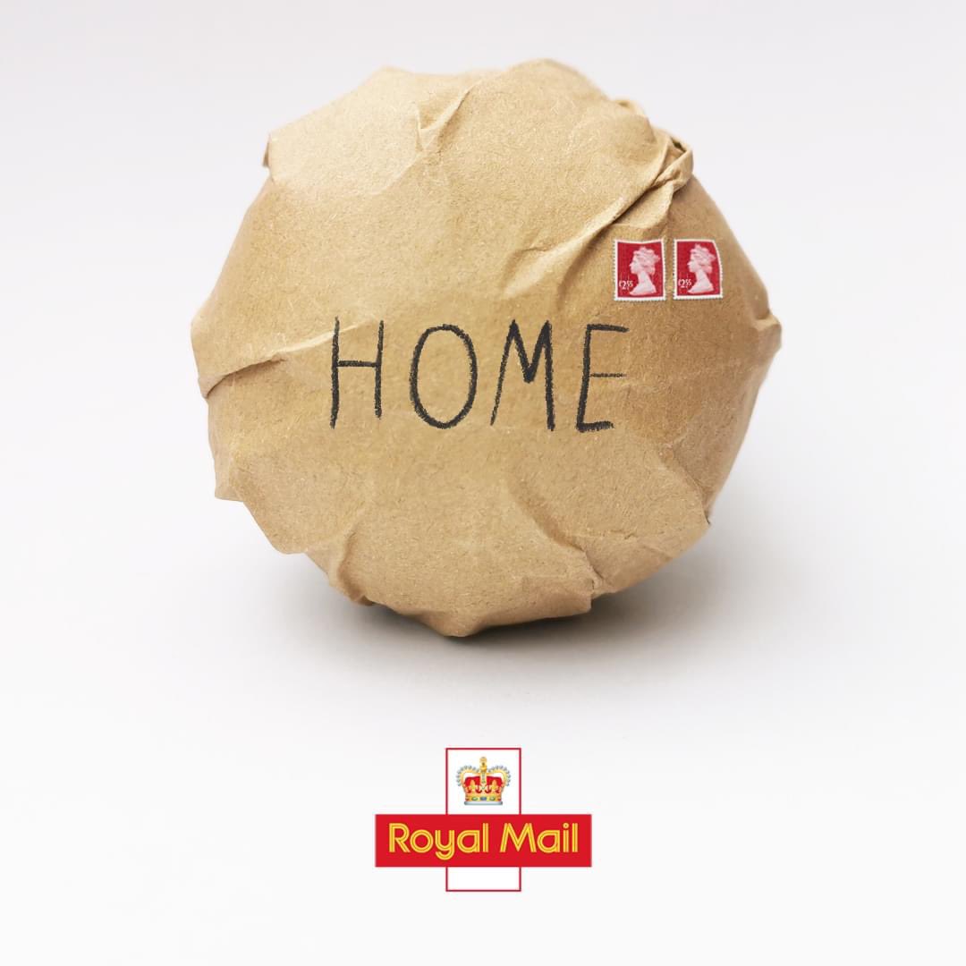 ScottHiThrive's tweet photo. A great piece of marketing by @RoyalMail #eng #EuroFinal #ItsComingHome https://t.co/8cwgAW8Oyy