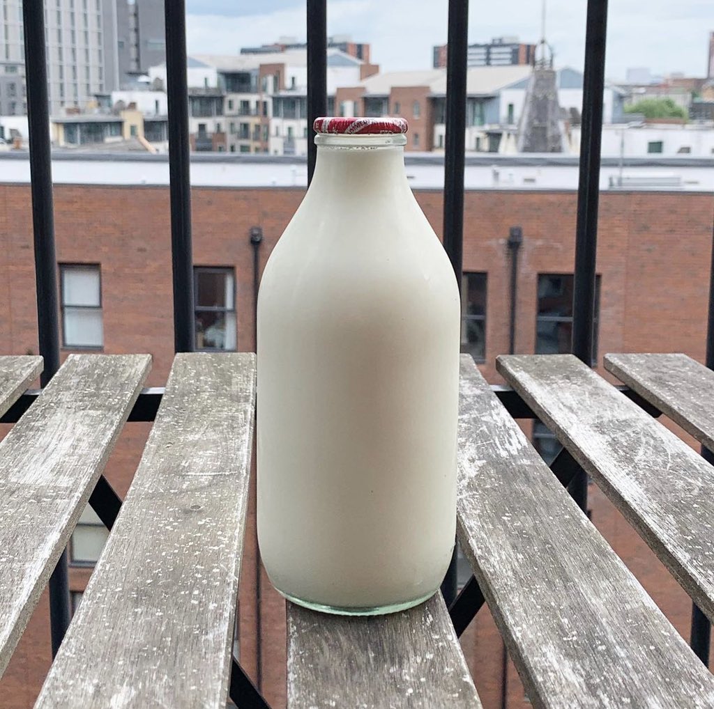 We can’t deliver to your doorstep like the Milkman used to… but readily available in store and money back when you return the empties milk 🥛 

reuse recycle reduce 

#shoplocal