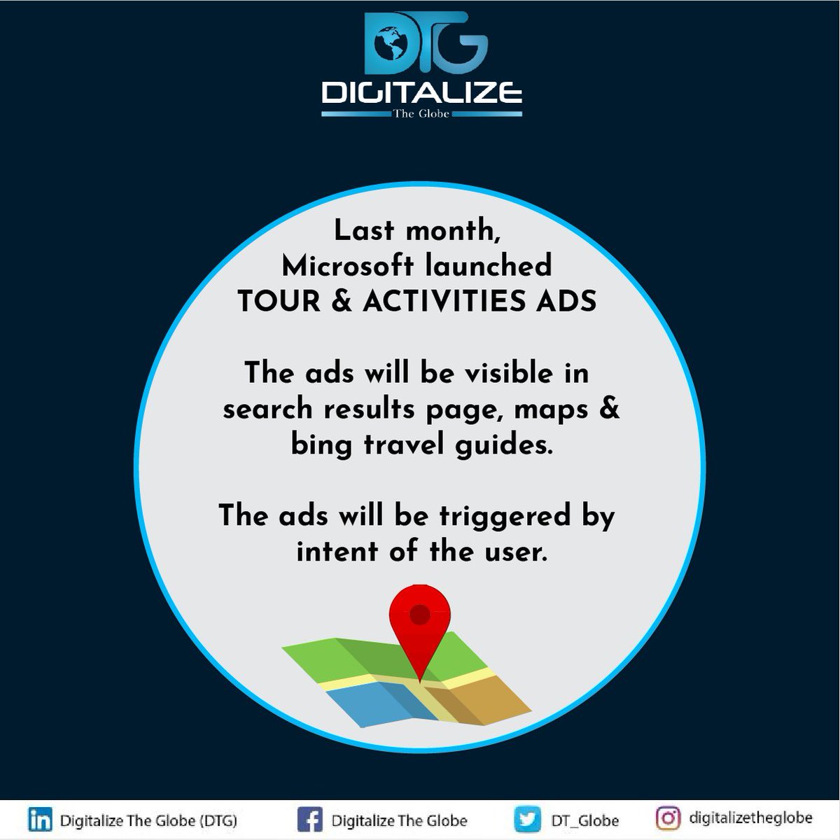 DT_Globe's tweet photo. It is available for advertisers in the U.S. and UK, this new ad format, unique to Microsoft Advertising will be displayed in search results, maps, and travel guides.
#microsoft #microsoftadvertising #microsoftad #bingtravel #digitalmarketingpune #dtg #digitalizetheglobe https://t.co/bEzfaJHWMQ