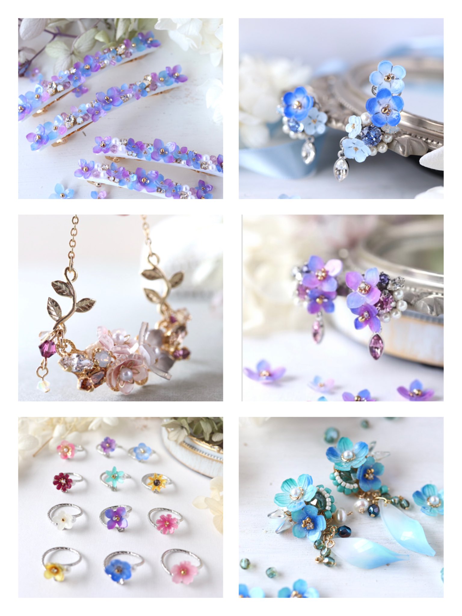 ジュネ 宝石のような手づくり花アクセサリー Junehappy25 Twitter