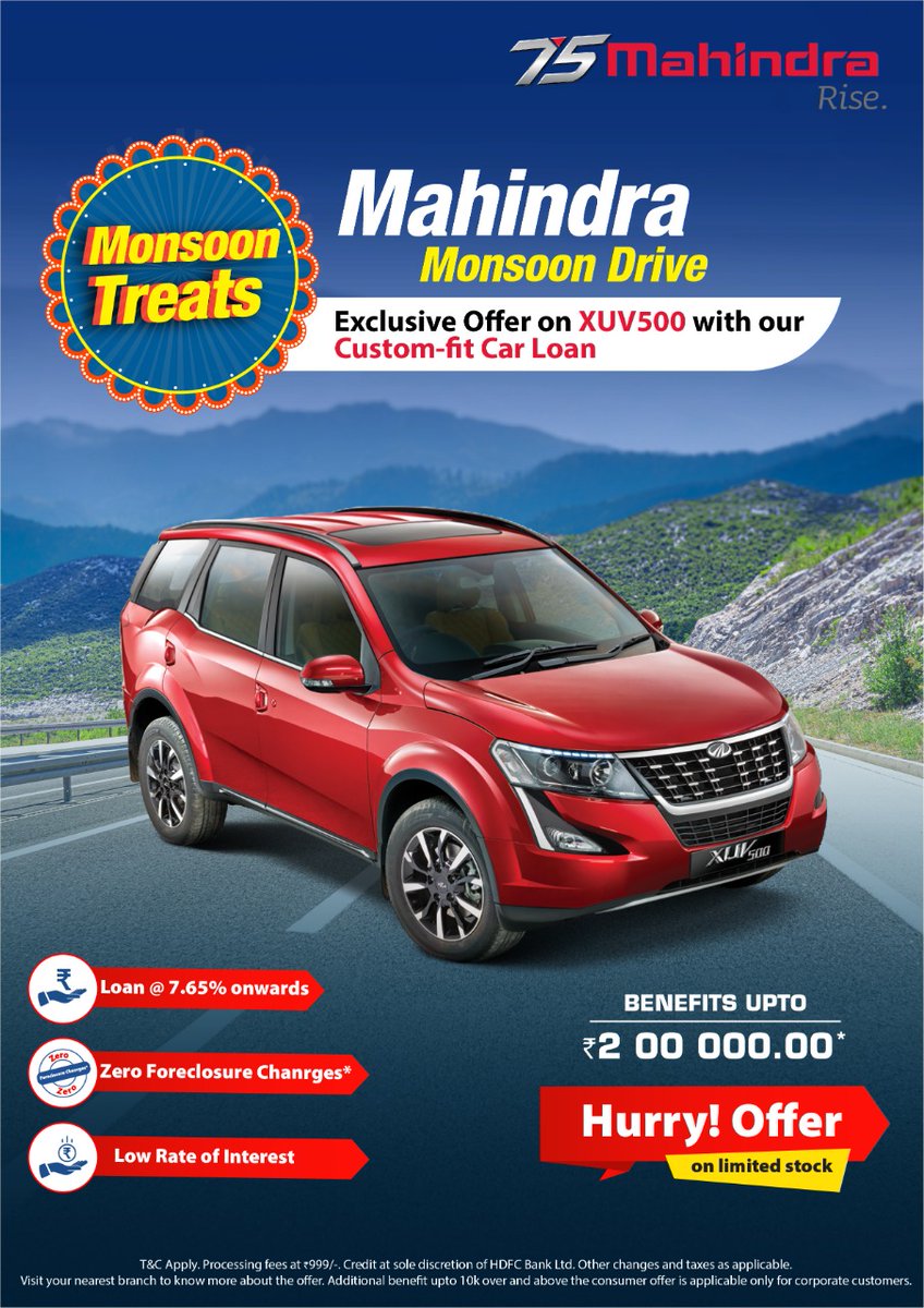 🎉Mahindra Mansoon Drive🎉
* Mansoon treat
* Exclusive offer on XUV 500
* Custom fit car loan
* Benefit upto 2 oo ooo/-
## Many more offers ##
For more details contact:-
8929748040 , 8929648021
#Mahindra#MahindraXUV500
#Mahindra#MahindraRise
#DeeEmmMahindra#Gurgaon