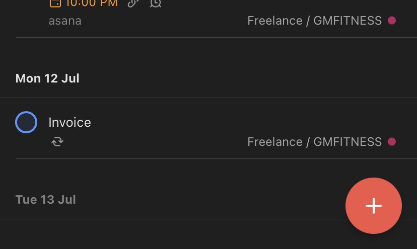 alextugot's tweet photo. Oh no I miss the “Add” button at the end of each day on @todoist 🥺 Makes adding tasks easier especially if I’m planning the upcoming week https://t.co/l3rV2oDNDr