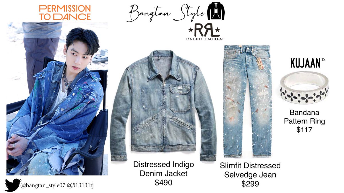 Permission To Dance MV BTS' Outfits Set 1 #JIMIN #V #JUNGKOOK