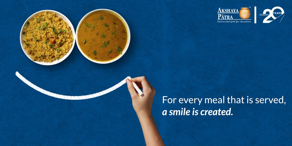 AkshayaPatra's tweet photo. Akshaya Patra has a simple ideology; good food can help build better futures.
Akshaya Patra serves millions with nutritious food every day as part of its Covid relief efforts.
#AkshayaPatraCares #helpinghands #endhunger #foodrelief #foodreliefprogram #shareasmile #ZeroHunger https://t.co/IlYLLf6XTr