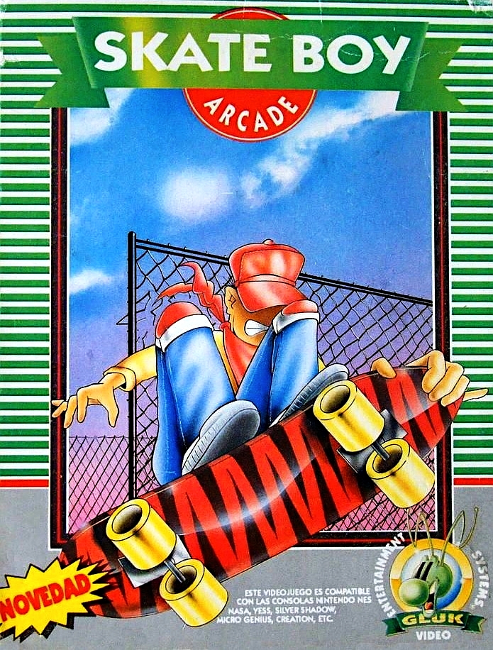 Cool Box Art on Twitter "Skate Boy / NES / Gluk Video / 1992 https//t
