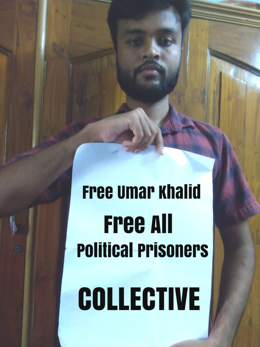 COLLECTIVEDelhi's tweet photo. 300 days of injustice! #UmarKoRihaKaro

COLLECTIVE demands immediate end to persecution of anti-CAA protestors using black laws. #RepealUAPA

Arrest the Kapil Mishra, Anurag Thakur and RSS BJP leaders who took 50+ lives in #DelhiPogrom. https://t.co/K3bCNr7Hib